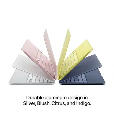 Cpu A18 Pro 6-Core Chip, Ram 8GB, HDD 256GB SSD, KB EN, Screen 13" 2408x1506, VGA 5-CORE GPU, Software MAC Software,CITRUS