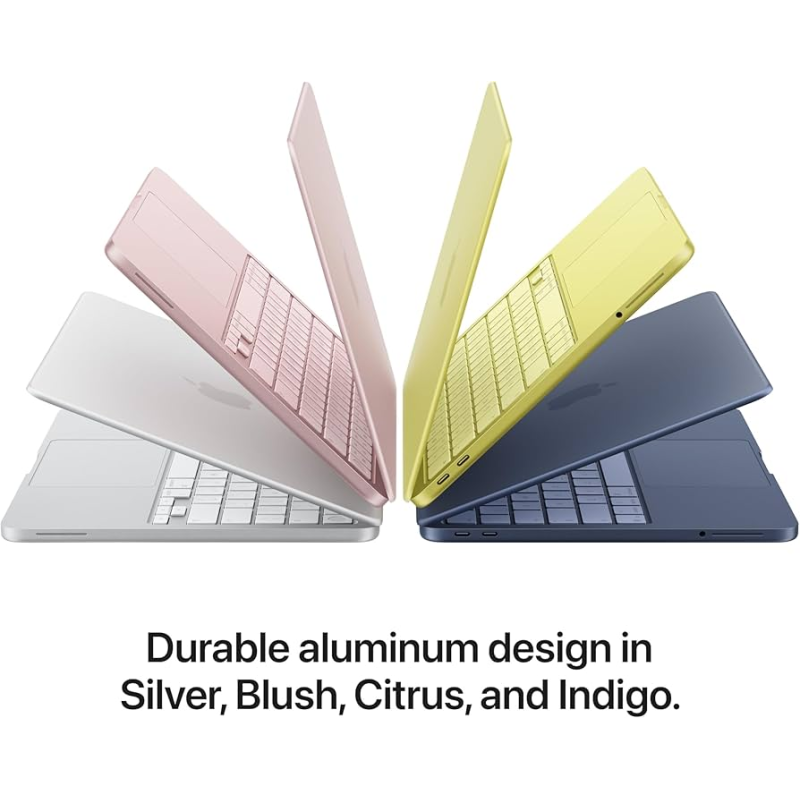 Cpu A18 Pro 6-Core Chip, Ram 8GB, HDD 512GB SSD, KB EN, Screen 13.6" 2408x1506, VGA 5-CORE GPU, Software MAC Software,CITRUS