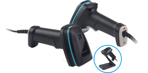 Barcode Scanner 2D Wired, Support 2D And 1D, Image:800x600 pixels, 1.2G CPU, Resolution(maximum): 3mils, USB port (Support Virtual COM Port) , With Stand, Depth of Field : EAN-13 (13.34mil) 20mm 190mm