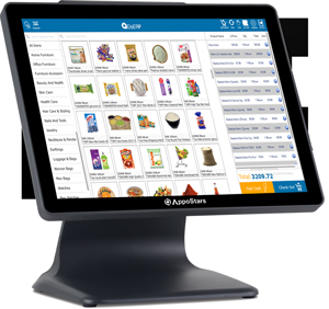 15.0 Capacitive True Flat Touch Screen, Resolution: 1024x768, Second Display: N,A, CPU: Intel Core i5 (5th Generation), Hard Disk Driver: 256GB SSD, Memory: 8GB DDR3 RAM, Operating System: Windows 10, Power Supply: DC 8A