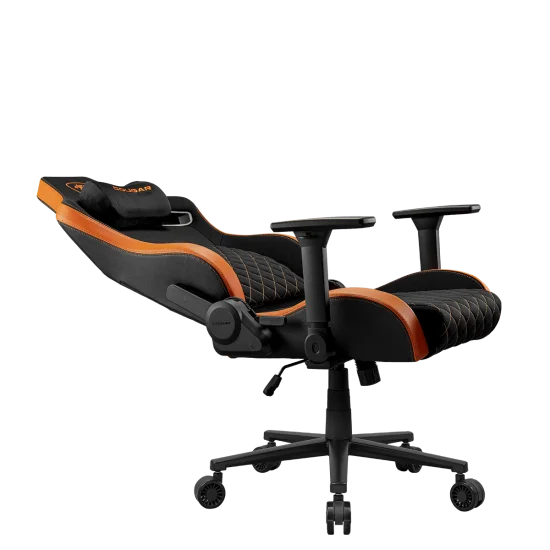 Defensor F Office/Gaming Chair with Adjustable Height and Tilt, 155  Reclining, 4D Folding Armrests, Woven Fabric Upholstery, Support