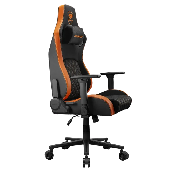 Defensor F Office/Gaming Chair with Adjustable Height and Tilt,155  Reclining 4D Folding Armrests Support Up to 120 kg