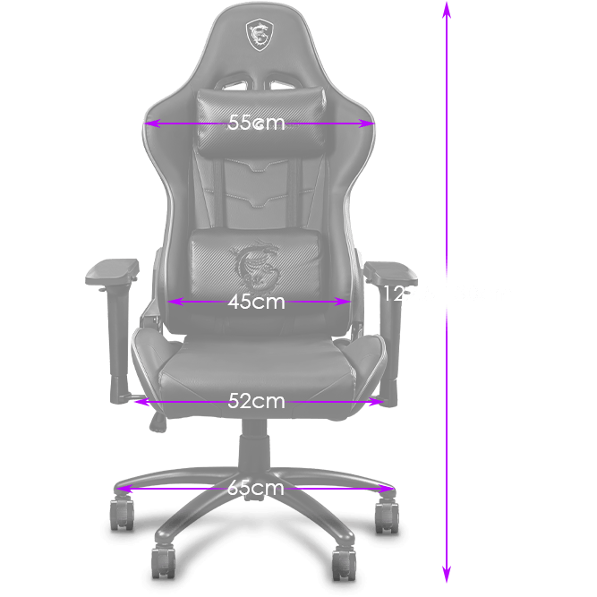 MAG CH120 Gaming Chair is made of painted steel BLACK   RED