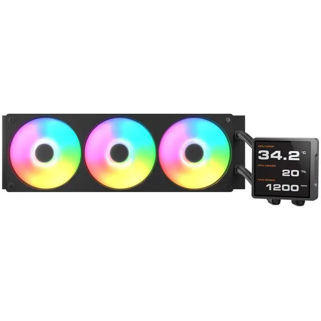 LIQUID COOLING POSEIDON VISTEK PRO ARGB 360 BLACK