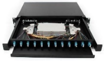 Fully loaded with LC,Duplex Adaptors And Pigtails (for 24 users)