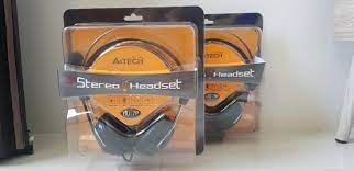 A4tech headset hu-7p with mic usb plug _hu7p