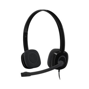 Logitech headset h151 black one jack 981000589  -h151