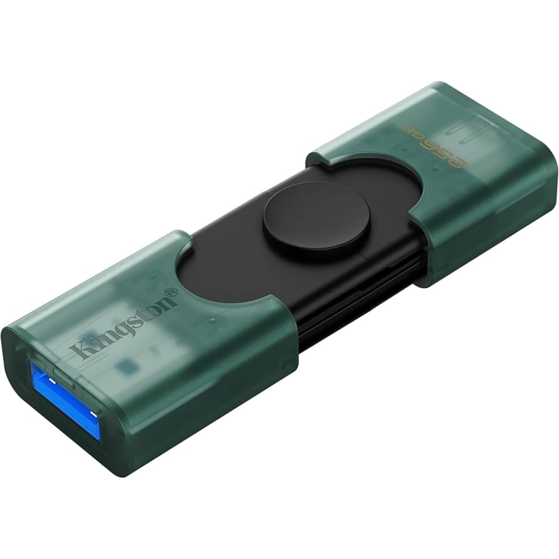 256GB USB-A   USB-C 3.2 Gen 1 DataTraveler DuoG2