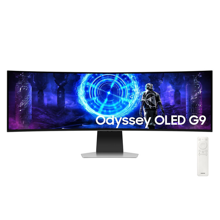 49" Gaming Monitor G9 G952 Odyssey OLED Smart Dual QHD 240Hz 0.03Ms, Speaker, Height Adjustment with Tilt RefreshRate 240HZ ,Resolution 5,120 x 1,440 ,ResponseTime 0.03ms (GtG) ,DisplayPort x 1 ,HDMI x1 ,USB x 2 ,Headphone ,USB Hub x 3 ,Speaker Speaker ,Color Black ,StandType HAS