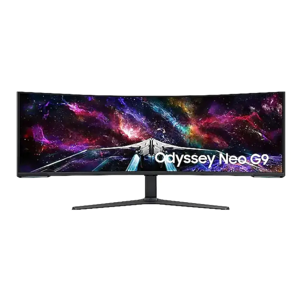 57 Odyssey Neo G9 G95NC Curved Dual UHD Gaming Monitor, Quantum Matrix Technoloy, Height Adjustable Stand RefreshRate 240HZ ,Resolution 7,680 x 2,160 ,ResponseTime 1ms (GTG) ,DisplayPort x 1 ,HDMI x1 ,USB x 2 ,Headphone ,USB Hub x 3 ,Color Black-White ,StandType HAS