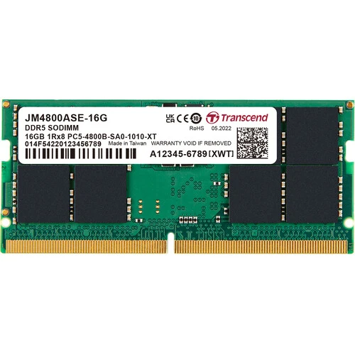 Laptop Memory TRANSCEND Laptop DDR5 16GB JM4800ASE-16G