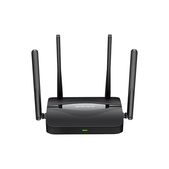 Wireless Router BE3600 Dual Band WiFi 7 Gigabit Port, 4xAntennas (Mercusys Powered By )